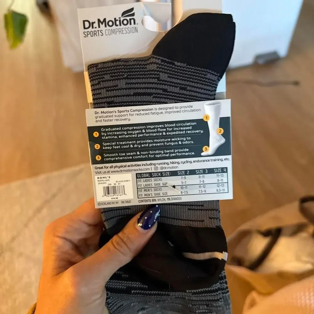 Dr-motion Women's multi Socks